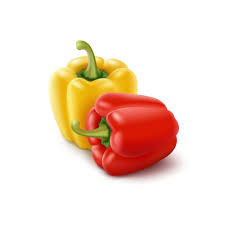 Bell pepper (लाल पीली शिमला)- 1+1